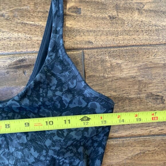 Lululemon | Align Tank Wild Thing Camo Deep Coal Black Gray Size 6 - Picture 6 of 7